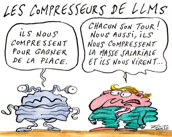 Dessin: Multiverse Computing : la pépite espagnole qui compresse les IA